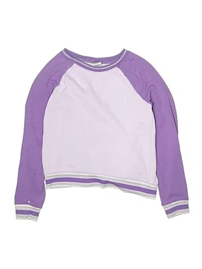 Pre-owned Athletic Works Kids' Sweatshirt In Purple