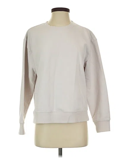 Pre-owned Athletic Works Sweatshirt In Silver