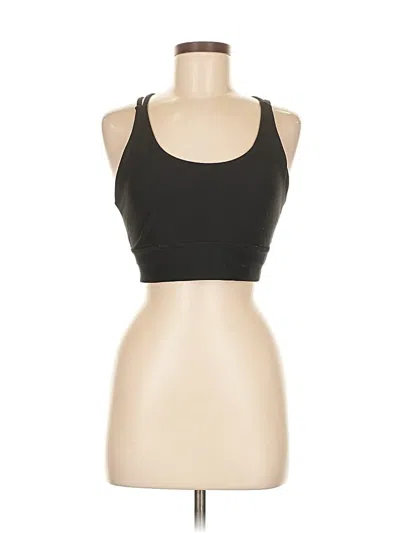 Pre-owned Athletic Works Tank Top Black Halter Neckline Tops