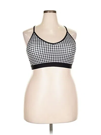 Pre-owned Athletic Works Tank Top Black Halter Neckline Tops