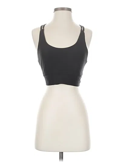 Pre-owned Athletic Works Tank Top Black Halter Neckline Tops