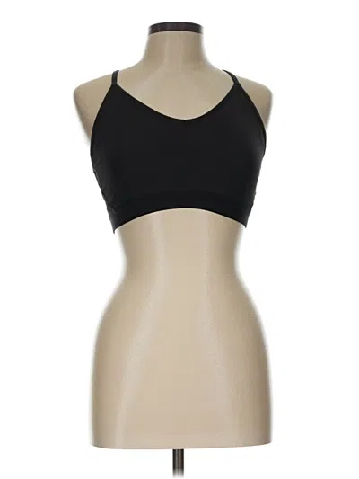 Pre-owned Athletic Works Tank Top Black Halter Neckline Tops