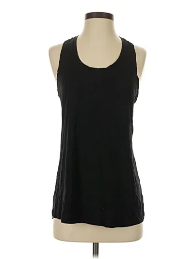 Pre-owned Athletic Works Tank Top Black Halter Neckline Tops