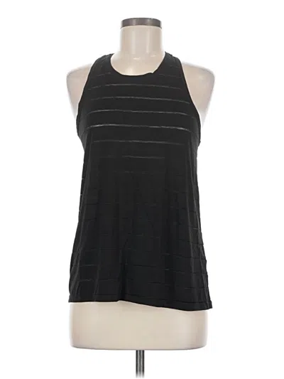 Pre-owned Athletic Works Tank Top Black Halter Neckline Tops