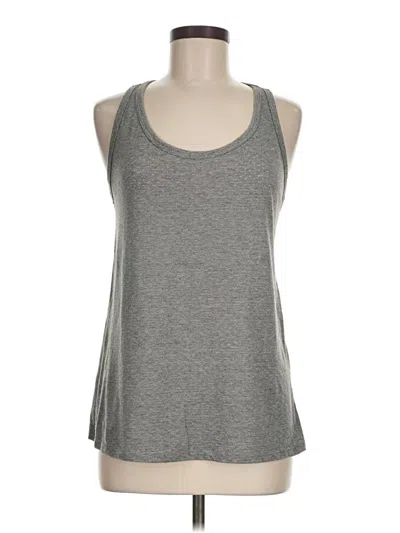 Pre-owned Athletic Works Tank Top Gray Halter Neckline Tops