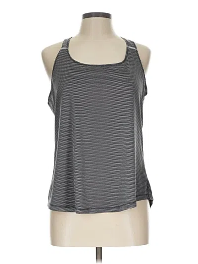 Pre-owned Athletic Works Tank Top Gray Halter Neckline Tops