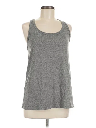 Pre-owned Athletic Works Tank Top Gray Halter Neckline Tops