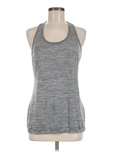 Pre-owned Athletic Works Tank Top Gray Halter Neckline Tops