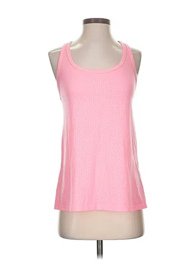 Pre-owned Athletic Works Tank Top Pink Halter Neckline Tops