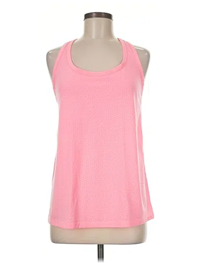 Pre-owned Athletic Works Tank Top Pink Halter Neckline Tops