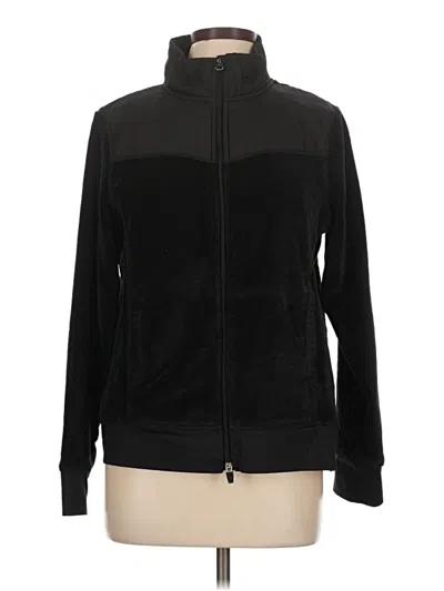 Pre-owned Athletic Works Track Jacket In Black