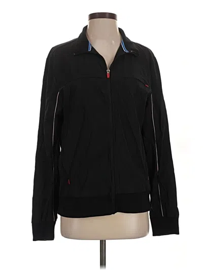Pre-owned Athletic Works Track Jacket In Black