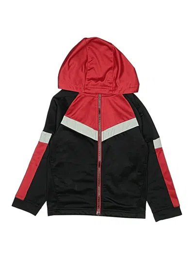 Pre-owned Athletic Works Kids' Track Jacket In Black
