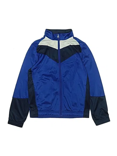 Pre-owned Athletic Works Kids' Track Jacket In Blue