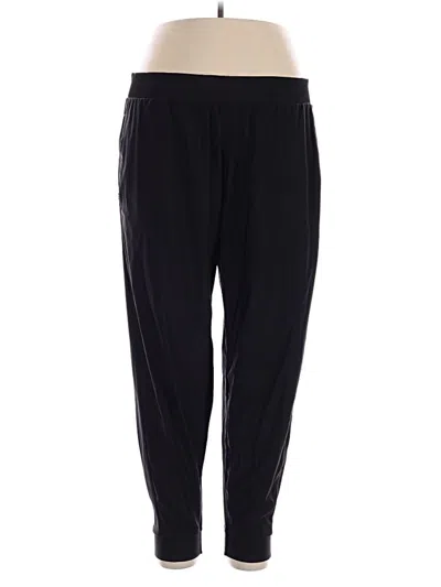 Pre-owned Athletic Works Track Pants In Black