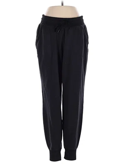 Pre-owned Athletic Works Track Pants In Black