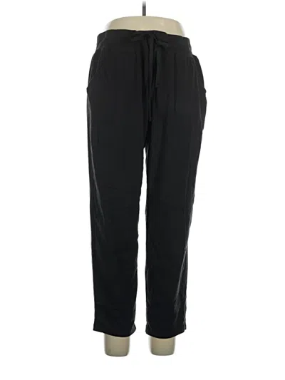 Pre-owned Athletic Works Track Pants In Black