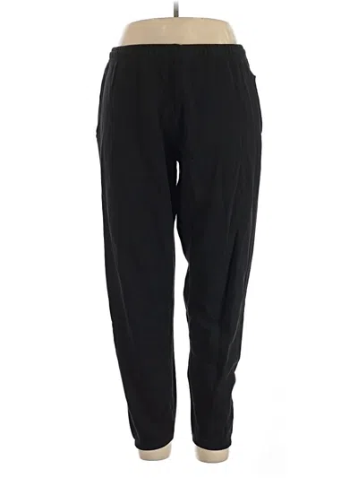 Pre-owned Athletic Works Track Pants In Black