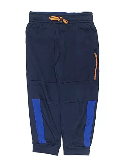 Pre-owned Athletic Works Kids' Track Pants In Blue