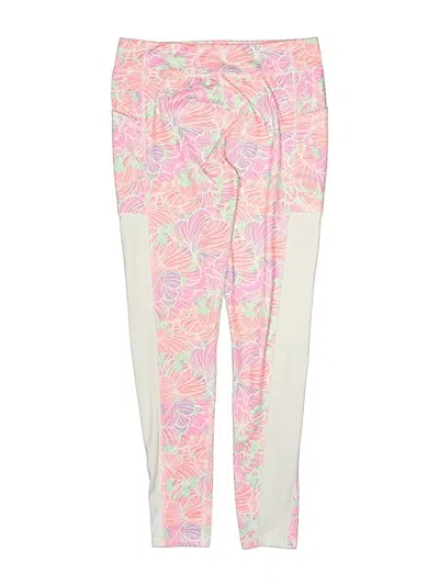 Pre-owned Athletic Works Kids' Track Pants In Pink