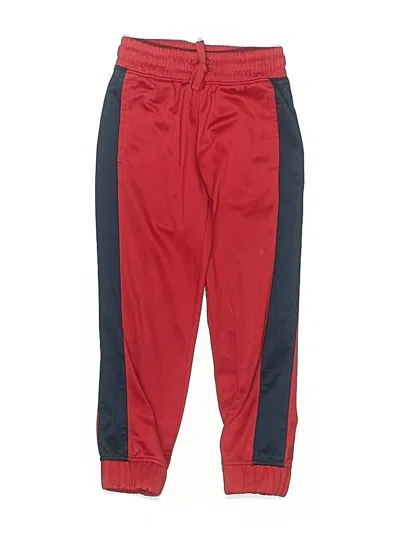 Pre-owned Athletic Works Kids' Track Pants In Red
