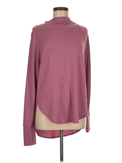 Pre-owned Athletic Works Turtleneck Sweater In Burgundy