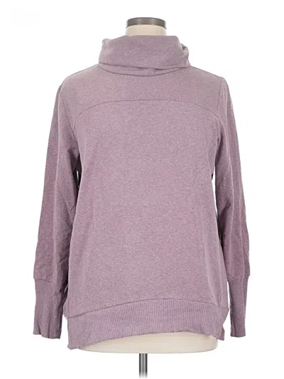 Pre-owned Athletic Works Turtleneck Sweater In Purple