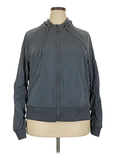 Pre-owned Athletic Works Windbreaker Jacket In Gray