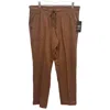 Athletic Works Women's Elastic & Drawstring Yoga Pants - Petite In Brown In Brown