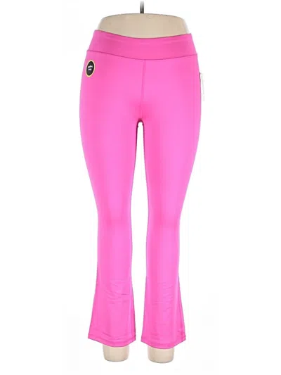 Pre-owned Athletic Works Yoga Pants In Pink