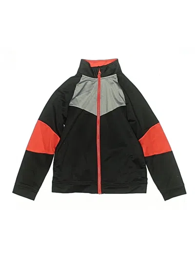 Pre-owned Athletic Works Kids' Zip Up Hoodie In Black