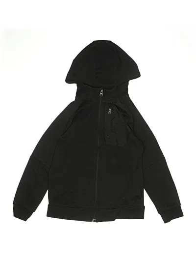 Pre-owned Athletic Works Kids' Zip Up Hoodie In Black