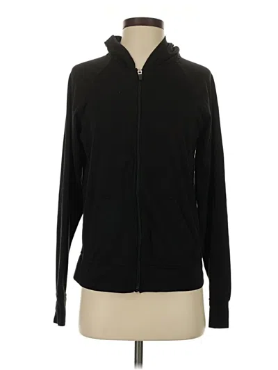 Pre-owned Athletic Works Zip Up Hoodie In Black