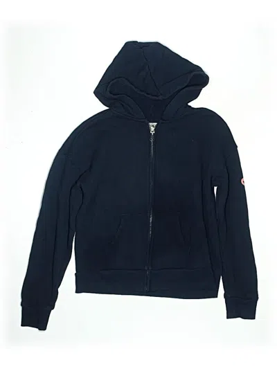 Pre-owned Athletic Works Kids' Zip Up Hoodie In Blue