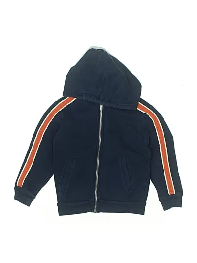 Pre-owned Athletic Works Kids' Zip Up Hoodie In Blue