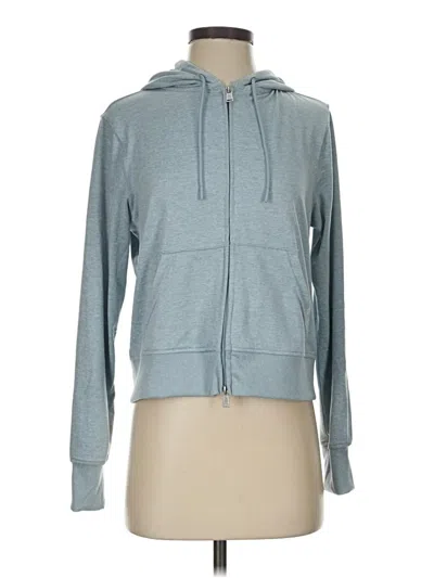 Pre-owned Athletic Works Zip Up Hoodie In Blue
