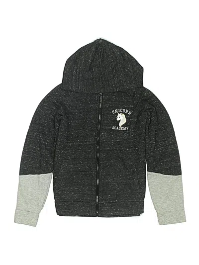 Pre-owned Athletic Works Kids' Zip Up Hoodie In Gray