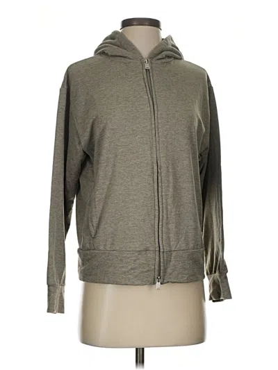 Pre-owned Athletic Works Zip Up Hoodie In Gray