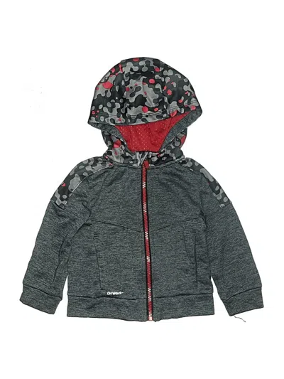 Pre-owned Athletic Works Kids' Zip Up Hoodie In Gray