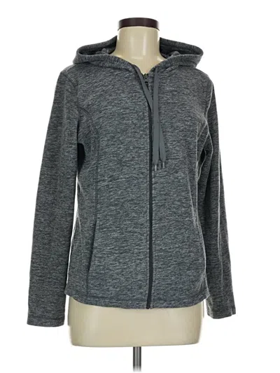Pre-owned Athletic Works Zip Up Hoodie In Gray