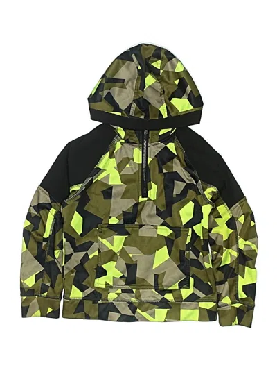 Pre-owned Athletic Works Kids' Zip Up Hoodie In Green