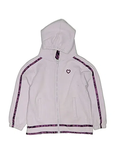 Pre-owned Athletic Works Kids' Zip Up Hoodie In Purple