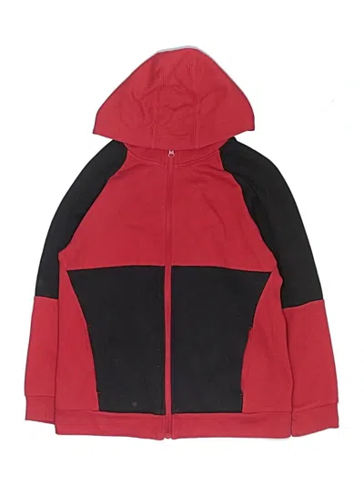 Pre-owned Athletic Works Kids' Zip Up Hoodie In Red