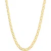 Athra Luxe Anchor Chain Choker Necklace In Gold