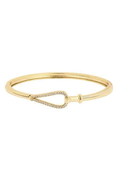Athra Luxe La Liaison Cuff Bracelet In Gold