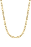 Athra Luxe Mariner Chain Link Necklace In Gold