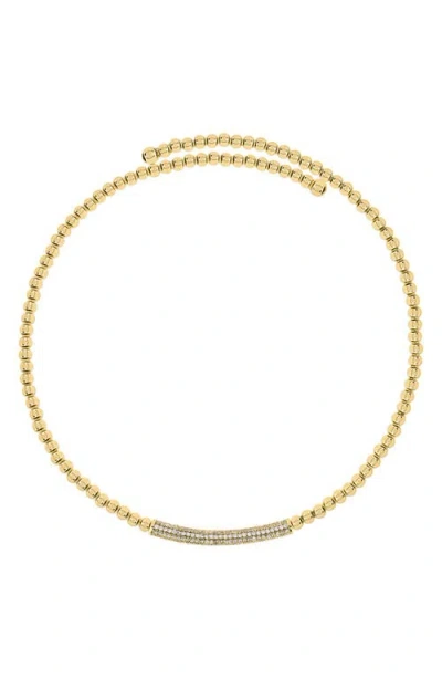 Athra Luxe The Muse Solene Choker Necklace In Gold