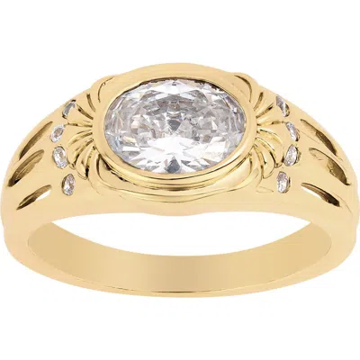 Athra Luxe The Radiant Muse Ring In Gold