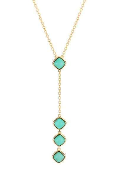 Athra Luxe Y-necklace In Gold