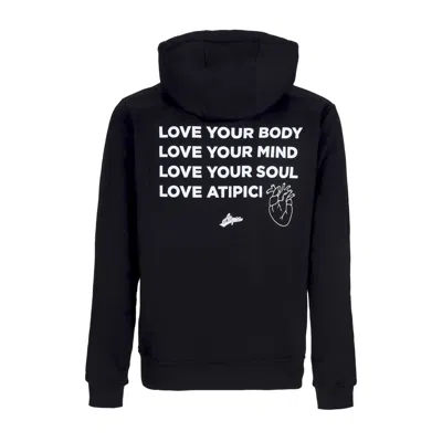 Atipici Follow Your Art Love Your Body Hoodie Black Men's Hoodie